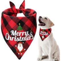 Bandana Pour Chien De Noël, Bandana Triangle Pour Animaux De Compagnie, Bandana Chien Écharpe, Accessoires De Vacances Pour Animaux De Compagnie 