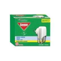 Genius elettroemanatore base + ricarica liquida 30 notti 12 pezzi - Baygon