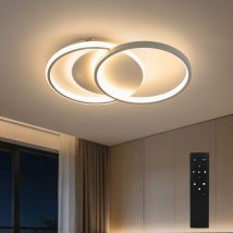 Bayht Dimmbare Deckenlampe Mit Fernbedienung, 35w Led Deckenleuchten Mit Einstellbarer Helligkeit, Moderne Led-deckenleuchte Für Wohnzimmer 