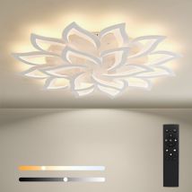 Bayht Dimmbare Deckenlampe Mit Fernbedienung, 84w Led Deckenleuchten Mit Einstellbarer Helligkeit, Moderne Led-deckenleuchte Für Wohnzimmer 