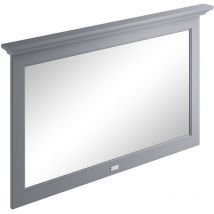 Bayswater - Flat Bathroom Mirror 1200mm Wide - Plummett Grey