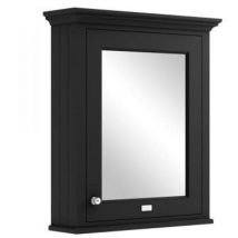Bayswater - Matt Black Bathroom Cabinet 750mm High x 650mm Wide