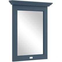 Bayswater - Flat Bathroom Mirror 600mm Wide - Stiffkey Blue