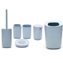 Bb azul Bad Accessoires Set aus Kunststoff, hellblau