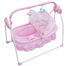 Berceau électrique pour bébé, balançoire pour bébé, balançoire automatique pour bébé, berceau pour bébé, chaise à bascule avec fonction de lecture de