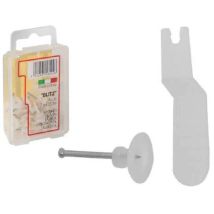 Ganci Blitz per Quadri in Nylon – 20 Pezzi – Punta in Acciaio – Design Invisibile