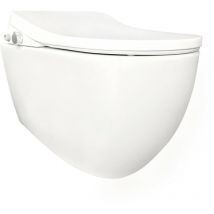 Bb infinity axent Wand wc spülrandlos mit Bidet WC-Sitz, weiß