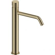 Sanycces loop k ColdOpen Einhand-Waschtischbatterie 36,3 cm, gold gebürstet