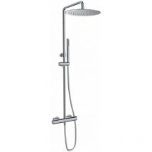 Bb loop k Rain Duschsystem mit Thermostat 30 cm, chrom