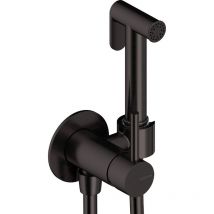 Loop Spraybrause Bidetbrause-Set mit Mischfunktion, schwarz metallisch - Sanycces