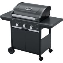 Bbq gaz select 3 lx plus - Grille fonte + plancha fonte émaillée