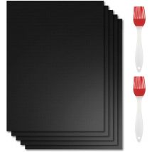 Bbq Grillmatte Antihaft Ofeneinlagen Backen Wiederverwendbare Grillfolie 10 stücke Hasaki