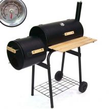 Bbq Holzkohlegrill Barbecue 56510 Smoker Grill Grillwagen Standgrill Räucherofen
