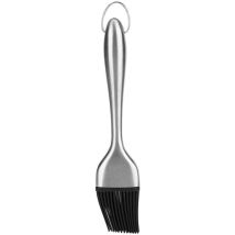 Grillölpinsel, hitzebeständiger Silikon-Backpinsel, Bratwerkzeug mit Edelstahlgriff zum Backen, Kochen, 20 cm