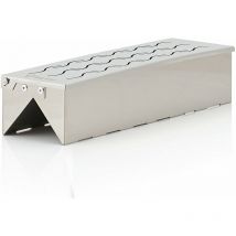 Box per affumicatore in acciaio inox Triangle 31 x 8,5 x 6,5 cm Box per aromi per grill a gas, grill a carbonella - Bbq-toro