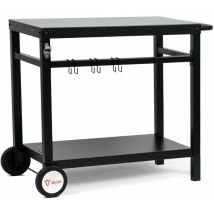 Bbq-toro - Carro Barbacoa 85 x 50 x 81 cm Mesa Barbacoa Metalica con Encimera Grande