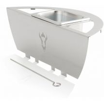 BBQ-Toro Premium Inserto per affumicatore in acciaio inox Midland per griglia a bollitore Ø 57 cm