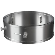 Bbq#boss - bbqboss Anillo Asador de Acero Inoxidable ø 25-35 x 9 cm Potenciador para Estufa de Cocina al Aire Libre Función de Deflector de Viento