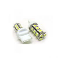Carall - Lampada Led T20 W21W 7440 18 Smd Bianco Luci Frecce Retromarcia 12V