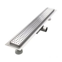 Bc-elec - 08S-70 Canal de ducha 70cm en acero inoxidable, altura regulable 98-142mm