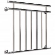 ABR100 Türgeländer-Fenster 100x90cm Brüstungsgeländer Handlauf Edelstahl - Bc-elec