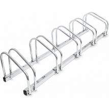 Bc-elec - BS400005 Rack à vélos, support de rangement bicyclette, râtelier vélo, Support pour 5 vélos, au sol ou mural