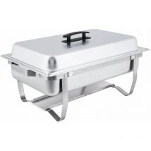 Bc-elec - F433-1 Réchaud Chauffe-plats GN1/1 bain marie avec couvercle, 60x37x29cm