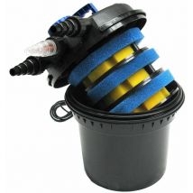 Bc-elec - CPF-250 Filtro de presión de accionamiento mecánico y biológico hasta 11000L - Lampara uv 1W