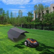 HMGL03 Pensilina per robot tagliaerba in acciaio zincato Garage Carport Roof Protezione esterna 55X70X40cm - Bc-elec