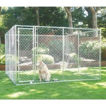 RA-D33 Parco per cuccioli 3x3x1.8m / 1.5x4.6x1.8m, recinto per cani, canile all'aperto, recinto per cani con cassa per cani - Bc-elec