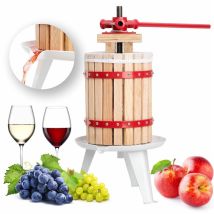 BC-ELEC – 6lfp – Spremiagrumi manuale con leva 6 litri – Rosso – Attrezzature per la raccolta di frutti