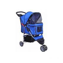 Bc-elec - 5663-0015Ablue Tier-Buggy Hundebuggy mit 3 Rädern, Farbe blau