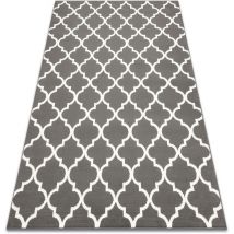 Bcf Tapis Morad trelis Treillis marocain - anthracite, gris grey 160x220 cm