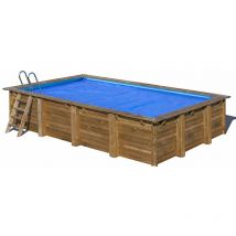 GRE - Bâche à bulles pour piscine bois rectangulaire Braga 8,15 x 4,20 m - Gré
