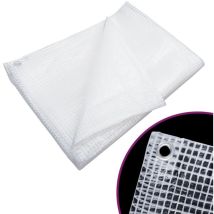 Bâche de gaze 140 g/m² 4x4 m Blanc