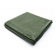 Bâche de protection 250g avec oeillets - Vert 6m x 4m Vert