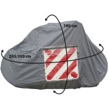 Bâche pour porte-vélo sur paroi arrière Pour 4 vélos Optima