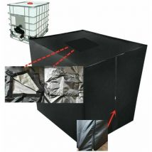 Ayyqh - Bâche de réservoir d'eau,BR-Vie Bache pour Cuve 1000 l ibc avec Couvercle rectangulaire, Anti-poussière Anti-UV Anti-Pluie (116 x 100 x 120