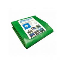 Bâche en tissu 150 g, 6 m x 10 m bâche de recouvrement, bâche de bateau, bâche universelle, bâche