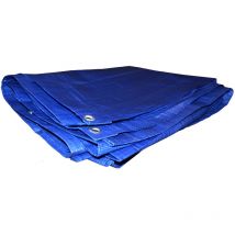 Bâche légère 60gr/m² Bleu 4m x 6m