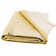 Bâche Toiture 2 x 3 m Ivoire pvc résistance 640 g/m2 Haute Protection