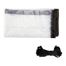 Bâche transparente armée Extérieur avec Oeillets, Bâche en Plastique pvc Bâche Imperméable Transparente Indéchirable et Coupe-Vent Bâche 2x2m