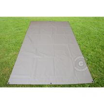 Dancover - Bâche, bâche de sol 3,76x7,2m pvc, Gris