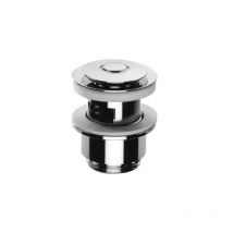 Nicoll - Bonde lavabo en laiton D63mm serrage vasque 30-50mm automatique commande à main