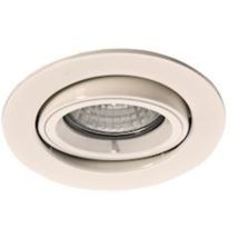 Spot Collerette ronde be better 1/4 tour orientable blanc ø 79 Europole