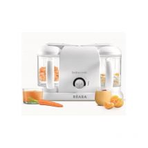 Beaba - Babycook Duo, Robot bebe 4 en 1, Cuiseur, Mixeur, Contenance xxl 2200 ml - Blanc