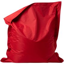 Bean Bag Bazaar - Veeva Pouf Géant pour Enfants, Coussin de Sol xxl, Poufs d'intérieur et d'extérieur, Rouge, oeko-tex
