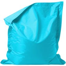 Bean Bag Bazaar - Veeva Pouf Géant pour Enfants, Coussin de Sol xxl, Poufs d'intérieur et d'extérieur, Bleu, oeko-tex