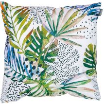 Bean Bag Bazaar - Veeva Coussins d'assise, 43cm x 43cm, Coussins de Siège, Résistant à l'eau, Coussins d'intérieur et d'extérieur, Palmier