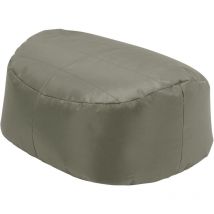 Bean Bag Bazaar - Veeva Pouf Extérieur Vista, 64cm x 54cm, Textile Tissé, Résistant à l'eau, Vert Olive